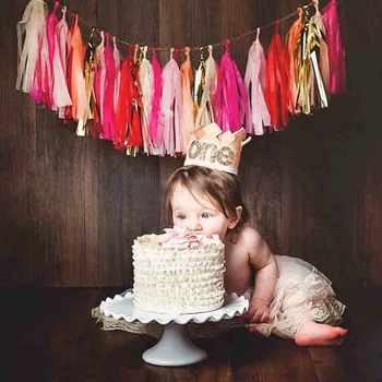 

5Pcs 14inch Tissue Paper Tassels Garland for Wedding Decoration DIY Birthday Party Baby Shower Event Party Supplies