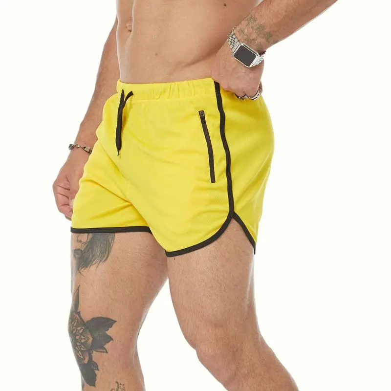2023 NEW Camouflage Men's Shorts Gym Men Sport Running Shorts Fitness Zip Pocket Jogging Shorts Quick Dry Men Gym Short Pants 4