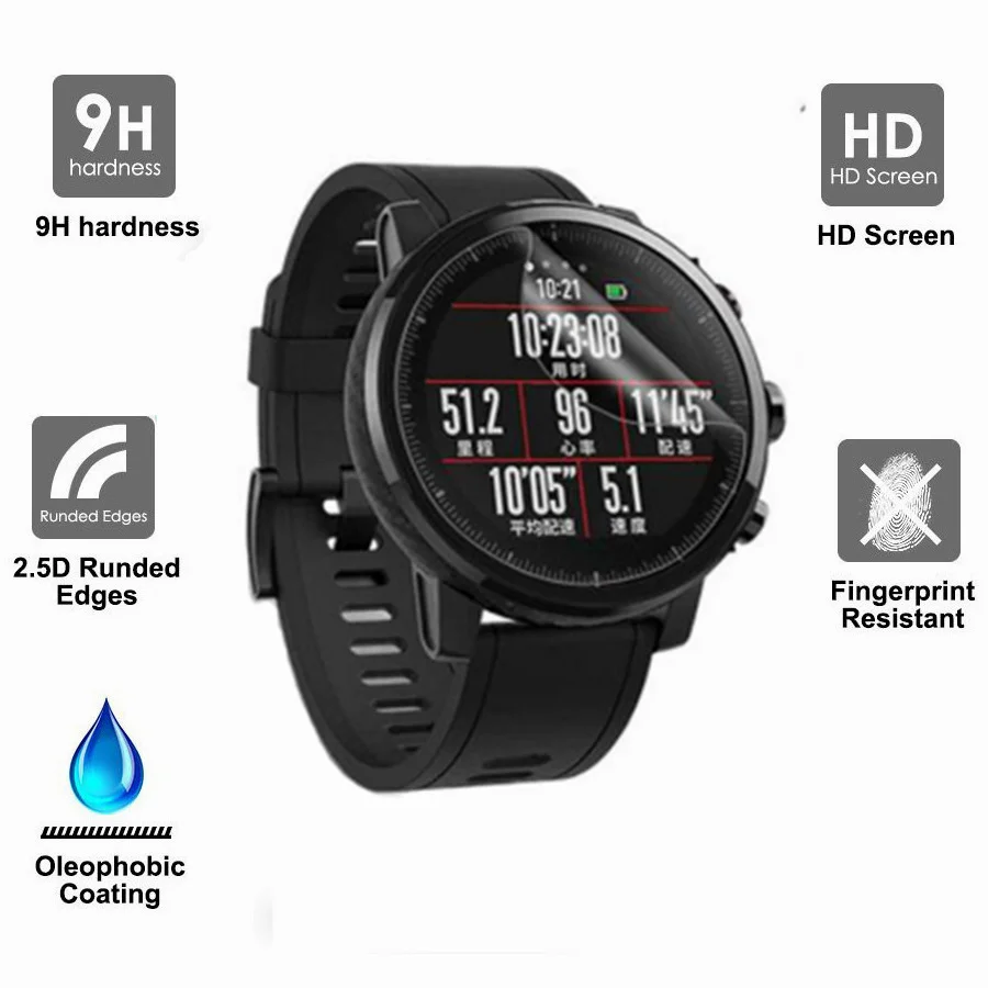 50/100/шт. Мягкая защитная пленка из термополиуретана для Xiaomi Huami Amazfit Stratos Rhythm 2 2S спортивные Смарт-часы защитная пленка аксессуары