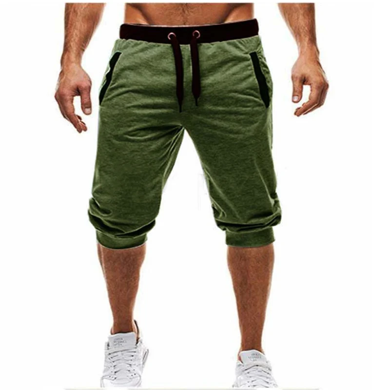 New Men Fitness Bodybuilding Shorts Man Summer Gyms Workout Male Breathable Quick Dry Sportswear Jogger Running Short Pants