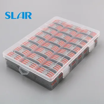 

PCT-3-3 48pcs in box PCT mini fast wire Connector Universal Compact Wiring Connectors push-in Terminal Block Lever 0.08-2.5mm2