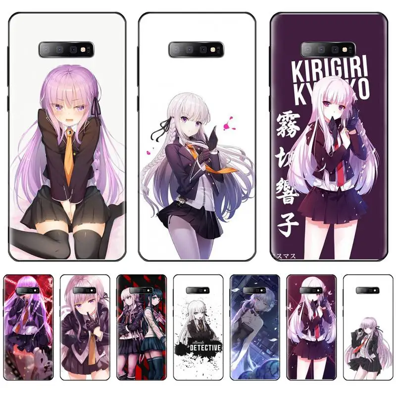 

Anime Danganronpa V3 Kirigiri Kyouko Phone Case For Samsung galaxy S 7 8 9 10 20 edge A 6 10 20 30 50 51 70 note 10 plus