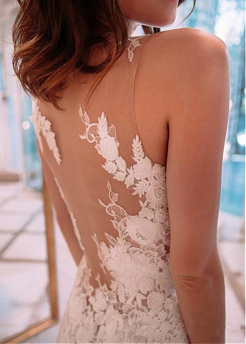 2018-wedding-dresses-mermaid-sheer-neck-tulle-backless-sleeveless-lace-applique-bridal-gowns-vestido-de-noiva (3)