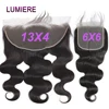 Body Wave Frontal 13x6 HD Lace Frontal Only Pre-Plucked 13x4 Lace Frontal 4x4 5x5 6x6 HD Lace Closure Human Hair Nutural Black 2