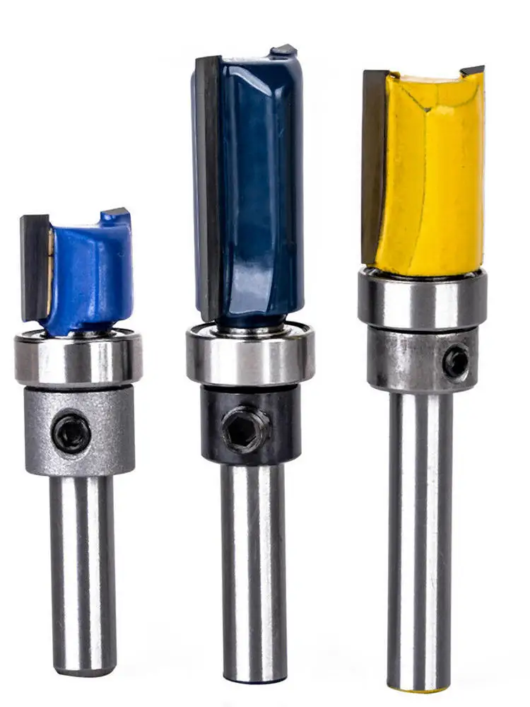 3X1/4''Shank подшипник для промывания и подравнивания узор фрезерный станок деревообрабатывающий фасонно-фрезерный рубишь