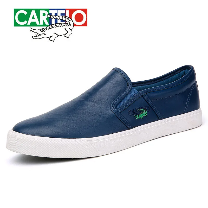 CARTELO/Новинка; Мужская обувь; удобная мужская обувь; комплект для ног; zapatillas hombre; обувь без застежки; повседневная обувь