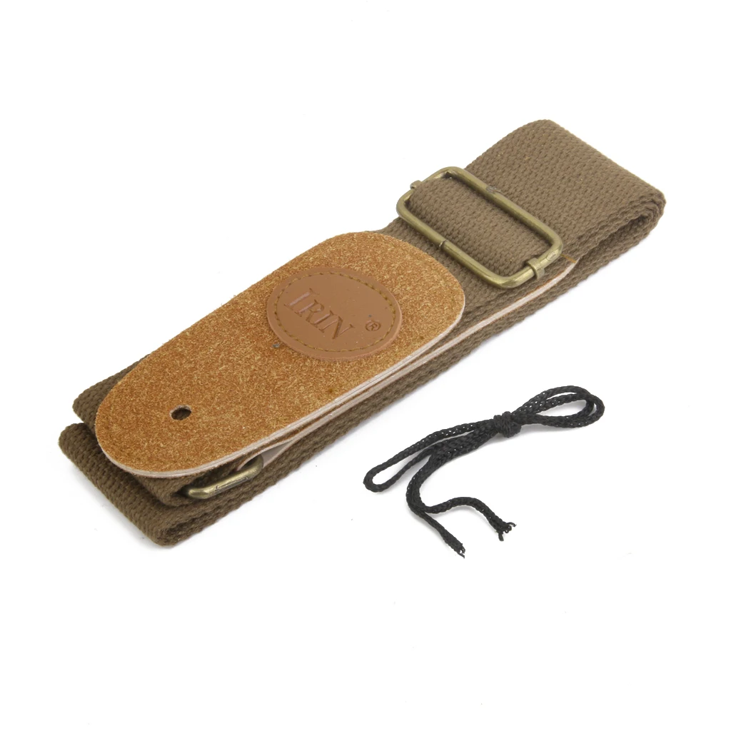 Musical Instrument Straplocks Strap Lock Button Chrome With Leather Ends Strap