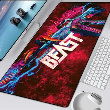 

CSGO 900x400mm Mouse Pad Hyper Beast Mat XL Large Locking Edge Gaming Mousepad CS GO Keyboard Carpet Rubber Table Computer Mats