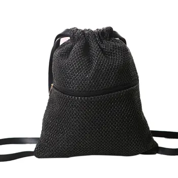 

Women Large Capacity Handbag Casual Female Solid Shopping Drawstring Bags