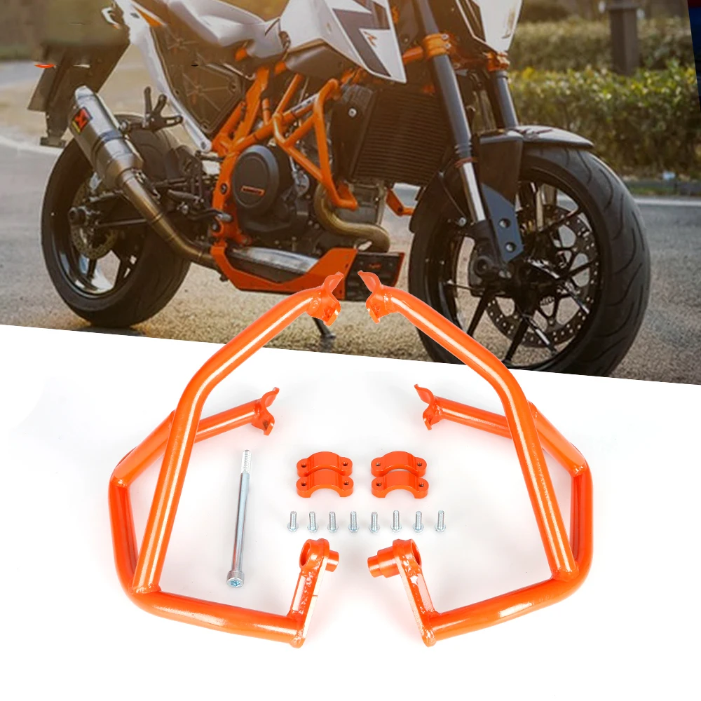 Для KTM Duke690 Duke390 Duke200 Крушение Бар защита duke двигатель бампер Защита Рамка слайдер двигатель часть Duke аксессуары