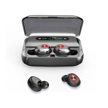 

T10B TWS 5.0 Bluetooth Earphone Stereo Wireless Waterproof Earphone With LED Display Charging Box Rechargeable mobile phone