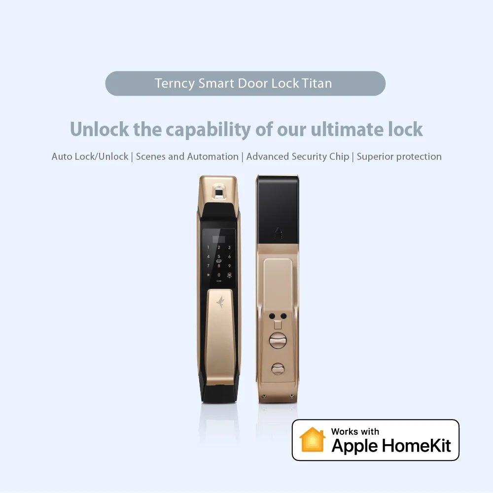 

Terncy Smart LockGold - Works with Apple Homekit