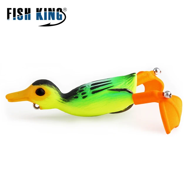 Fishing Topwater Lures Duck  Rubber Topwater Propeller