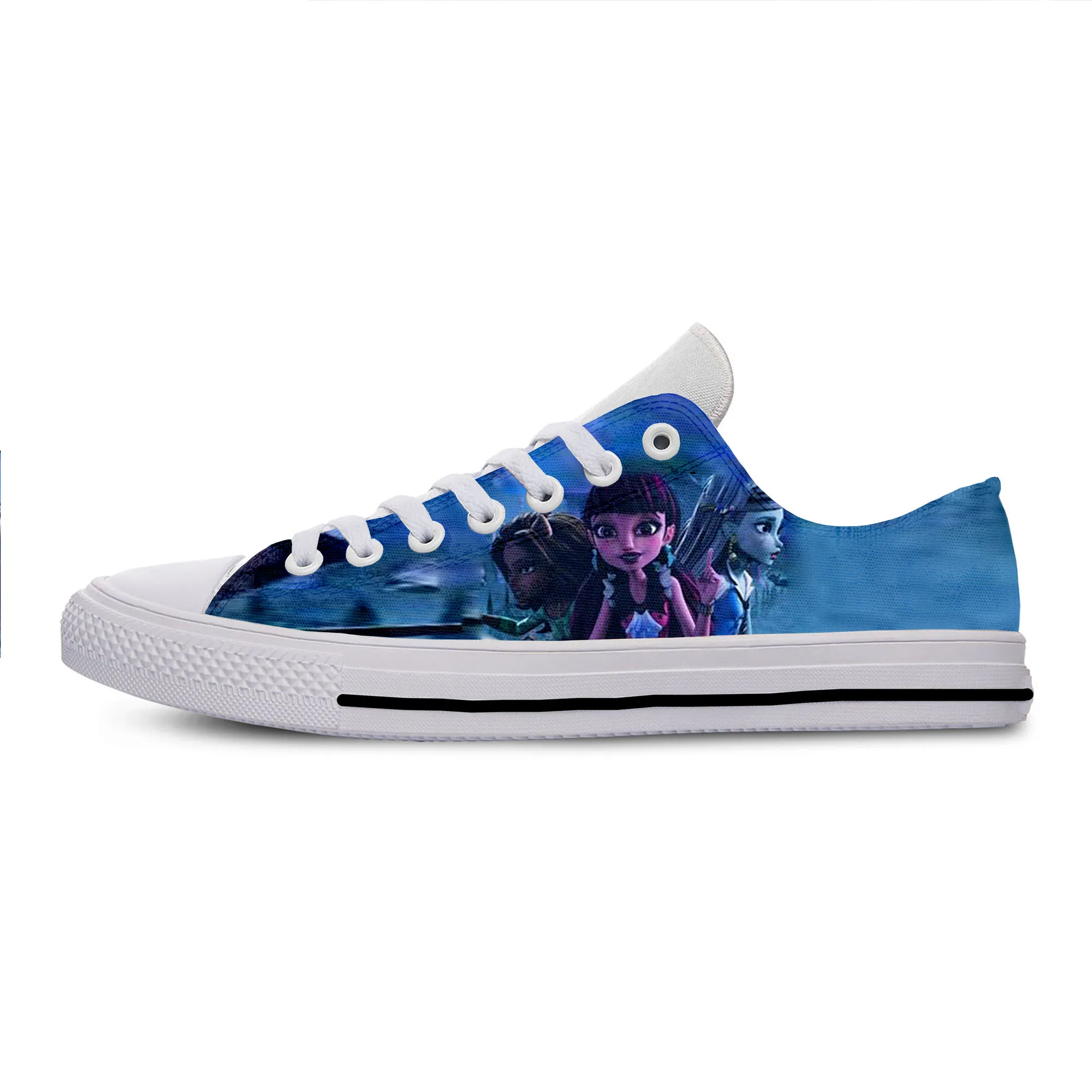 2019 Hot Cool Fashion Summer Sneakers Handiness Casual Shoes 3D Printed Cartoon Cute Funny For Men Women Monster High | Обувь