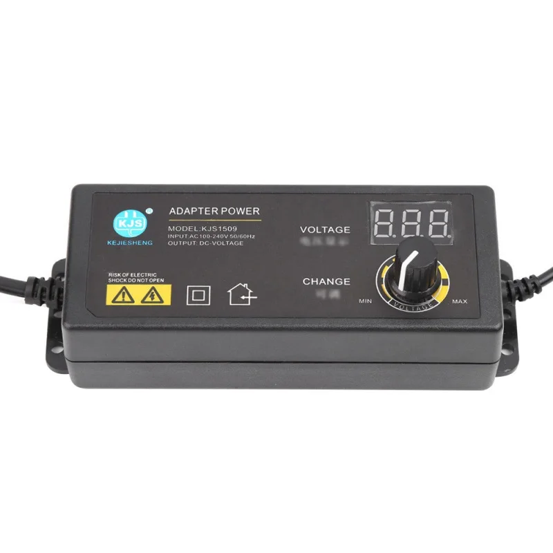CLAITE KJS-1509 3-24 В 1.5A адаптер питания AC/DC адаптер Регулируемый адаптер напряжения светодиодный дисплей Импульсный источник питания