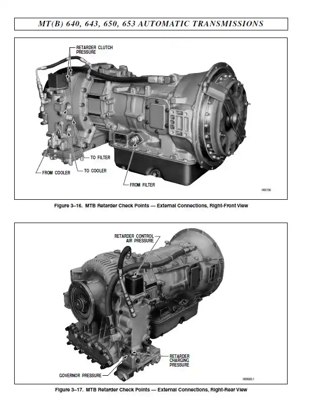 Allison Transmission Parts Catalog Troubleshooting & Service Manual
