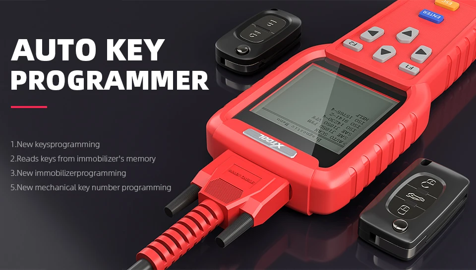 XTOOL X100 Pro Авто сканер OBD2 авто ключ программист/Регулировка пробега ЭБУ EEPROM иммобилайзер PIN код ридер