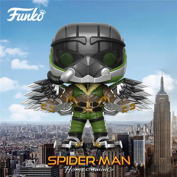 

Marvel Spider-Man Back-to-School/Hero Returns Pop227 # Vulture Capsule Toy Crane Machine Garage Kit