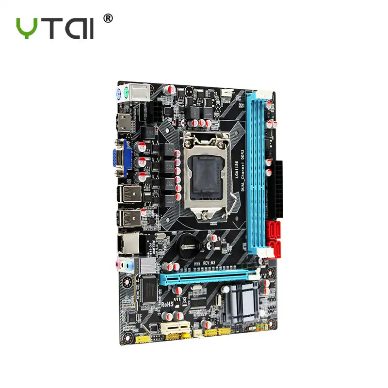 H55 Motherboard Set Kit With Lga 1156 Intel Core I3 550 3 2ghz Cpu 16g 2 4gb 1600mhz Ddr3 Pc Desktop Memory Ram Micro Atx Motherboards Aliexpress