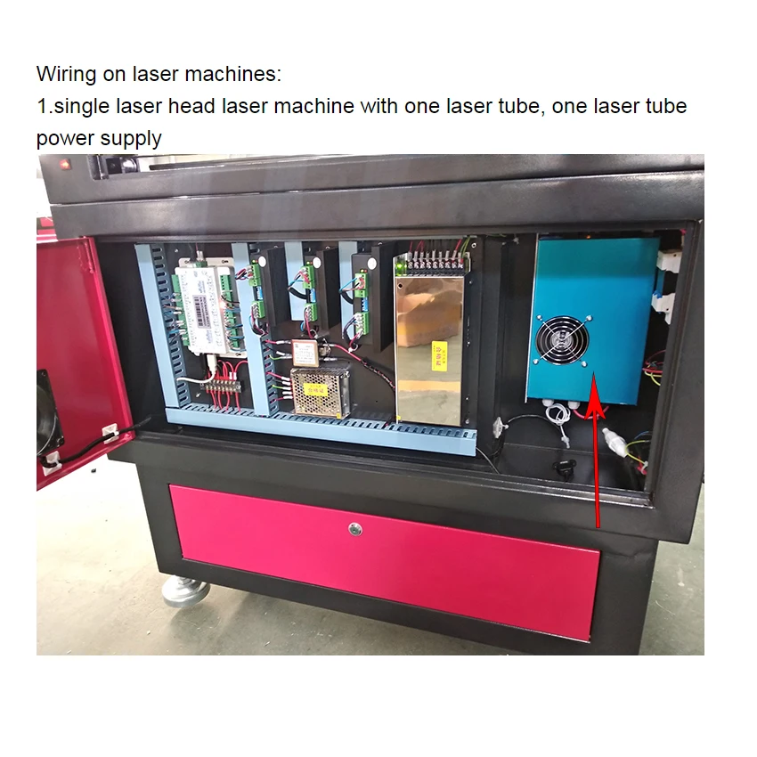 50W 110V/220V Laser Power Supply Laser Source With the display for the machine