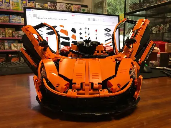 

DHL 20087 MOC-16915 McLaren P1 Motor Function Car Set Building Blocks Brick App RC Car Children's Toys Christmas