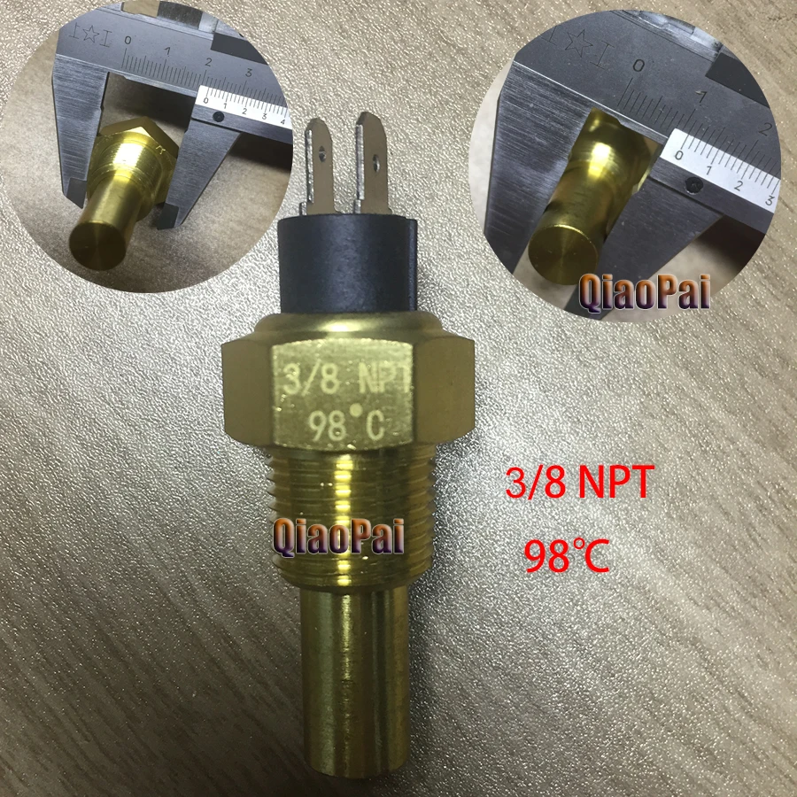 Sensore di temperatura 6~24V M14 1,5 98 ℃ Sensore di temperatura dellacqua motore 3W adatto per gamma accessori motore VDO 38~120 ℃ Sensore di temperatura 6~24V M14 1,5 98 ℃ Sensore di temperatura dellacqua motore 3W adatto per gamma accessori motore VDO 38~120 ℃