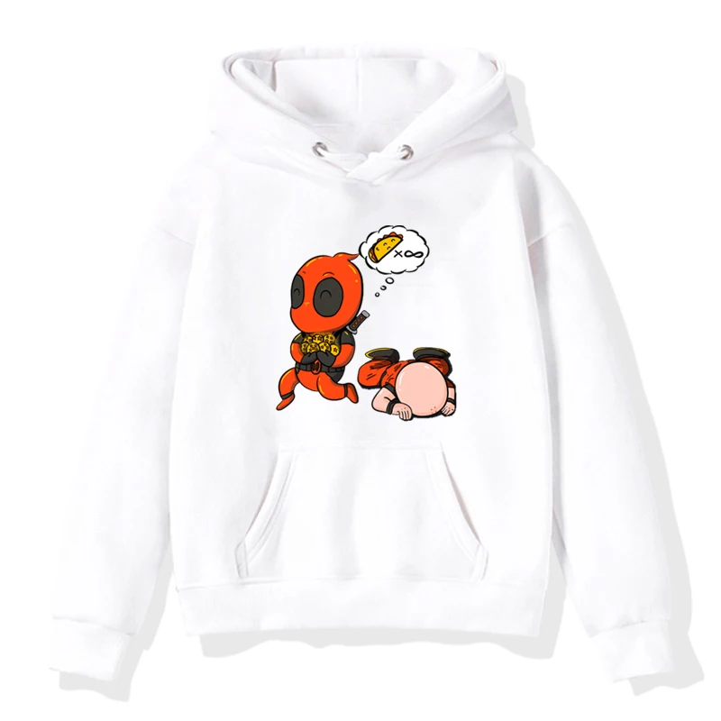 Deadpool/Детские толстовки с капюшоном для мальчиков и девочек; Верхняя одежда; принт супергероев; толстовка с капюшоном для малышей; одежда для маленьких девочек; Верхняя одежда для мальчиков; Moletom