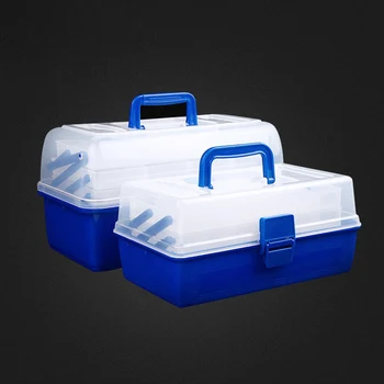 

Mult-layer Fishing Tackle Box Different Compartments Lures Bait Storage Case Multifunctional Hooks Organizer Baits Container