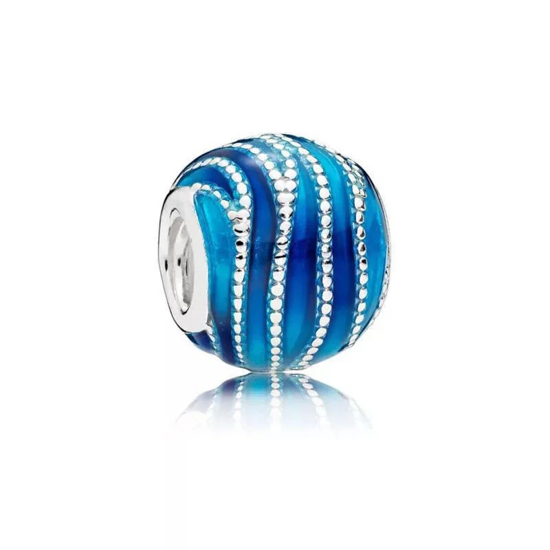 Genuine 925 sterling silver marine animal hanging bead pendant suitable for original Pandora bracelet ladies fashion jewelry