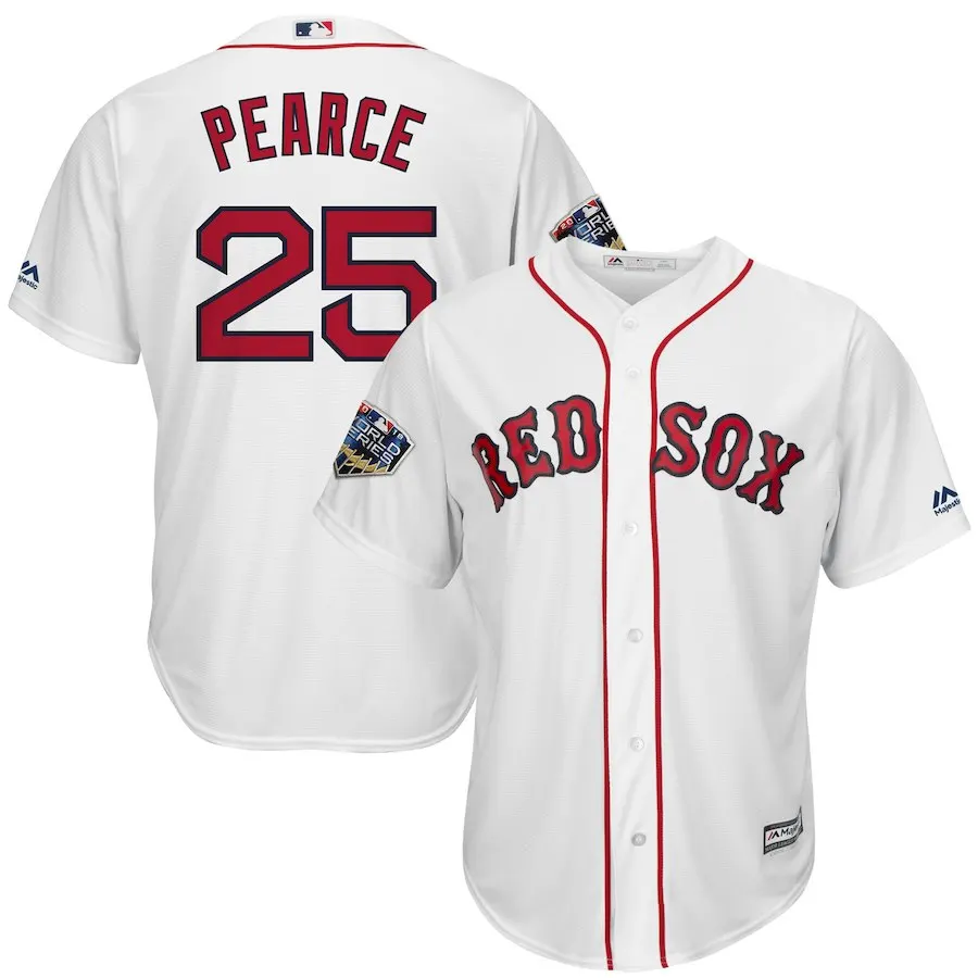 For men Мужчины Xander Bogaerts Boston David Ortiz Mookie Betts Andrew Benintendi Chris Sale David Price Джерси Bradley Jr World - Цвет: For men