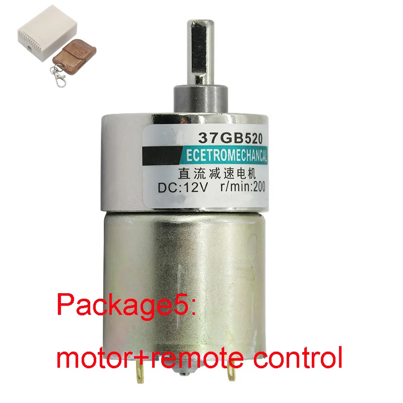 37GB520 микро мотор электрический мотор 12В Щетка 24 волтовый dc-двигатель, напряжение медленно Скорость регулировать Скорость