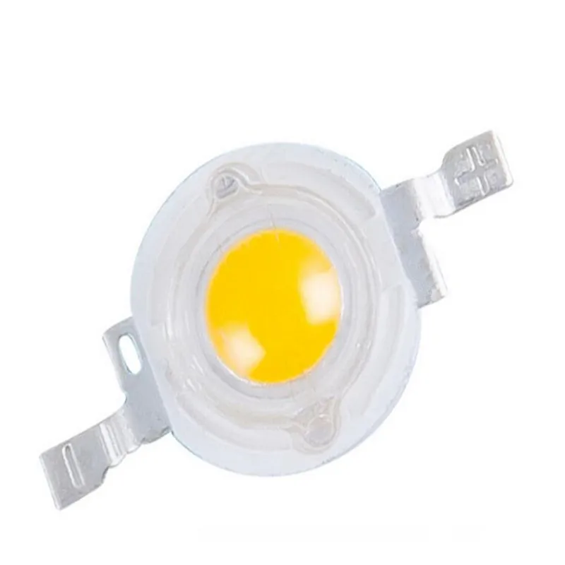 100pcs 3W high power led chip Aquarium lamp bead plant grow light full spectrum white6000k 400-840nm 3.2-3.4 700mA Free shipping
