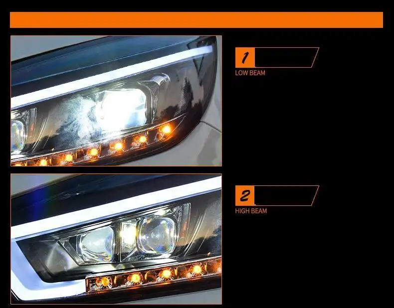 Бегущие Neblineros боковые поворотники Drl наружные Luces Led Para Автомобильные фары в сборе 15 для Chevrolet Cruze