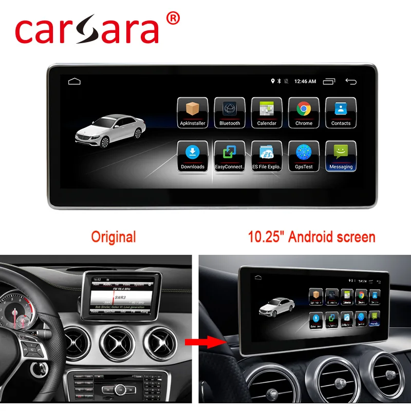 4+ 64G Android мультимедийный сенсорный экран для Mercedes Benz GLA CLA A класс W176 автомобиль Comand дисплей обновление с gps навигацией