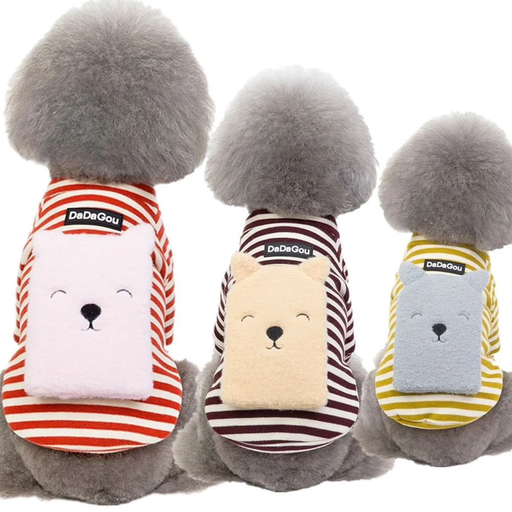 S 2XL мягкий флисовый жилет с рисунком собаки зимняя одежда для собак маленький