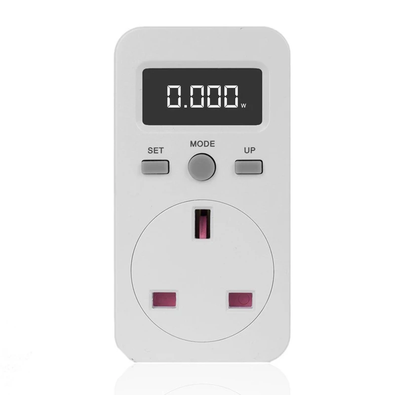 

Digital Power Meter Plug-In Socket Electric Wattmeter Energy Monitor Uk Plug