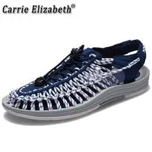 Летние мужские сандалии большого размера 48; Модная Повседневная дышащая пляжная обувь ручной работы; 6 цветов; Высококачественная пляжная обувь