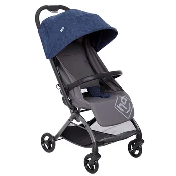 

Portable Baby Four-Wheeled Stroller Cart Adjustable Footrest Angle Four Wheels Baby Stroller With Detachable Front Armrest