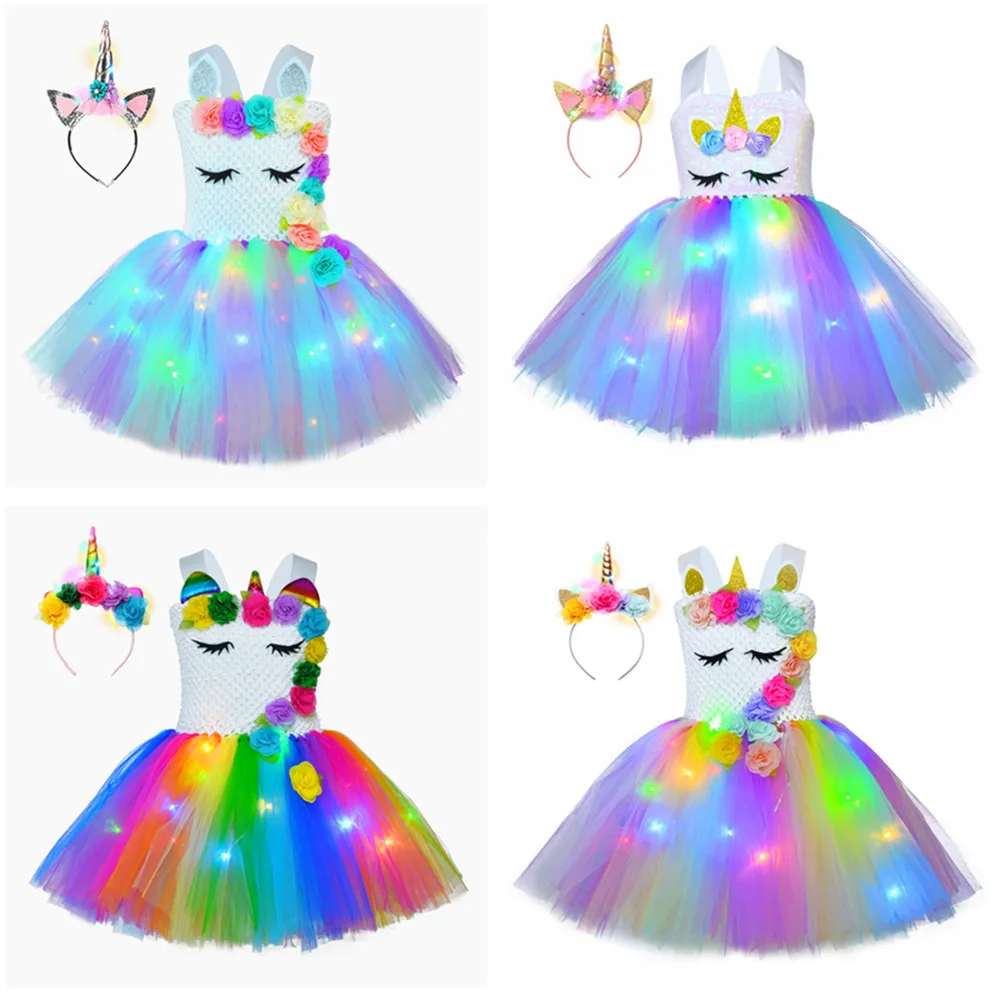 Girl Unicorn Dresses For Girls Tutu 