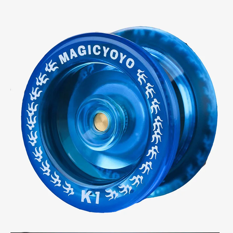 Волшебный йо-йо К1, многоцветная, устойчивая к падениям, простая в эксплуатации, для начинающих йо-йо, Классическая Детская игрушка - Цвет: Sky blue