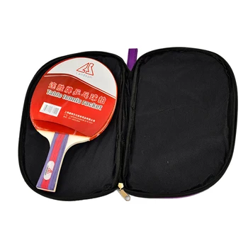 

High Quality Table Tennis Racket Pimples-in Rubber Table Tennis Bat Long /Short Handle Ping Pong Paddle with Bag Hotsale