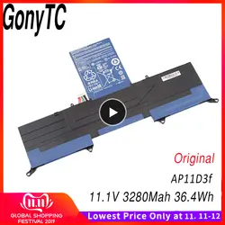 GONYTC оригинальный AP11D3F Батарея для Аккумулятор для ноутбука S3 S3-951 S3-391 один MS2346 AP11D3F AP11D4F 3ICP5/65/88 3ICP5/67/90 3280 mAh