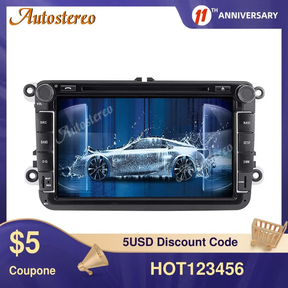 Автомобильное радио GPS Android 10 0 4G для VW/Volkswagen/Golf/Polo/Tiguan/Passat/b7/b6/leon/Skoda/Octavia
