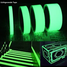Lichtgevende Tape Fluorescent Night Self-Adhesive Glow In The Dark Sticker Tape Stairs Stage Safety Security Warning Tape