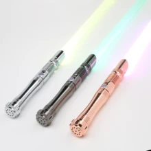 

TXQSABER Electroplating Heavy Dueling Lightsaber Flash on Clash 1inch Blade 12 Color Changing 10 Soundfonts Volume Adjustment