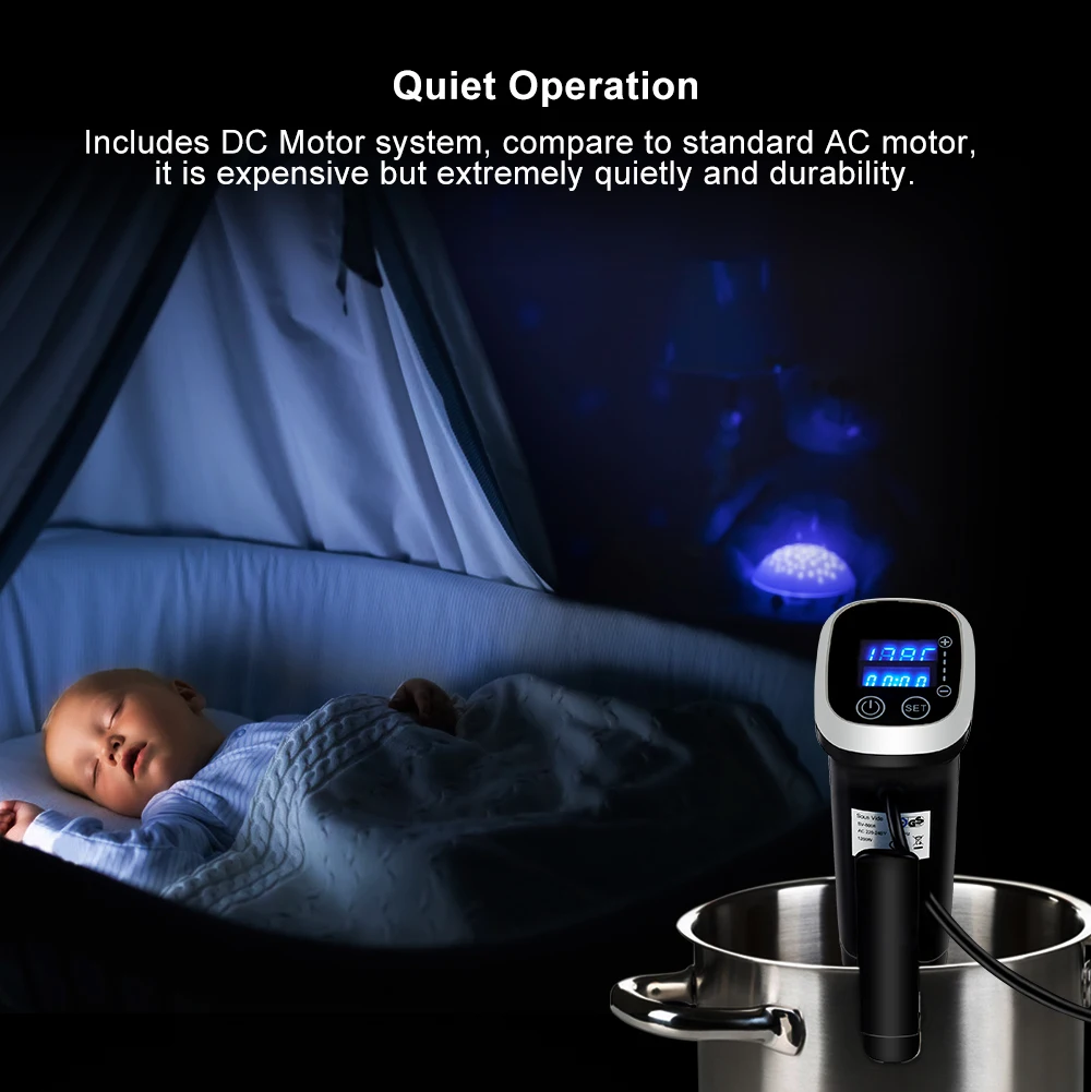biolomix geração sous vide fogão máquina circulador prova daccurate água de cozimento preciso com display digital led