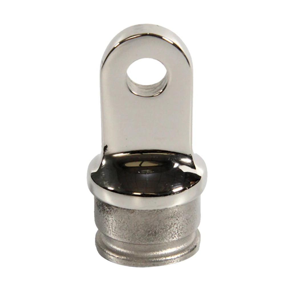 Bimini Top Rounded End Inner Eye Hardware Yacht Boat Silver Stainless Steel