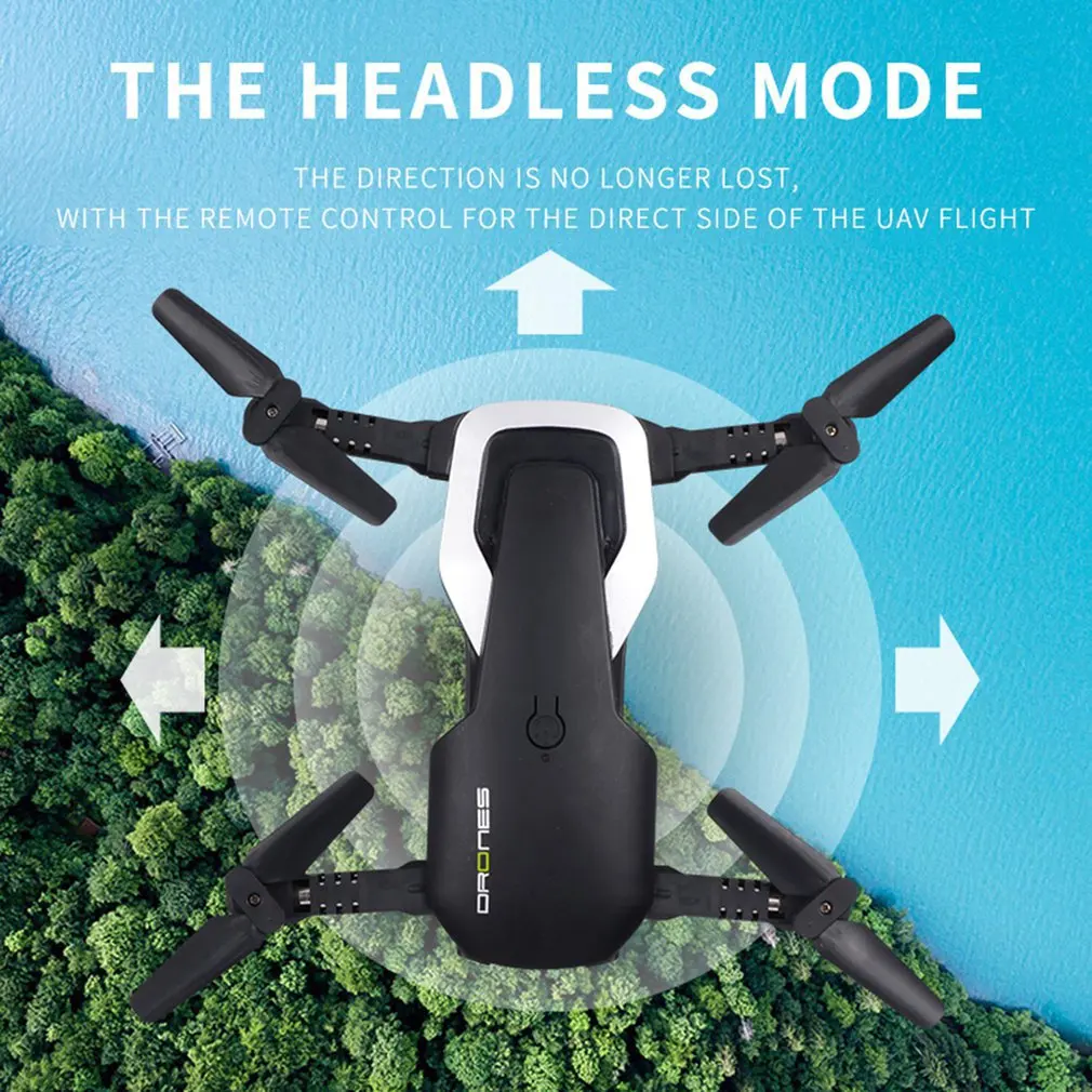 H2 2,4 Ghz 480P складной FPV RC Квадрокоптер беспилотный самолет с режимом удержания высоты Безголовый 3D флип один ключ старт/посадка