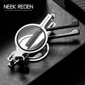 

Blue Light Protection Reading Glasses Folding Men's High Quality Round Metal Frames Eyeglasses Women Dioptrias Presbyopia Glsess