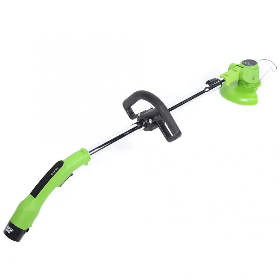 Lawn Mower EU Plug 220V Electric Lawn Mower 12V Battery Grass Trimmer Garden Tool